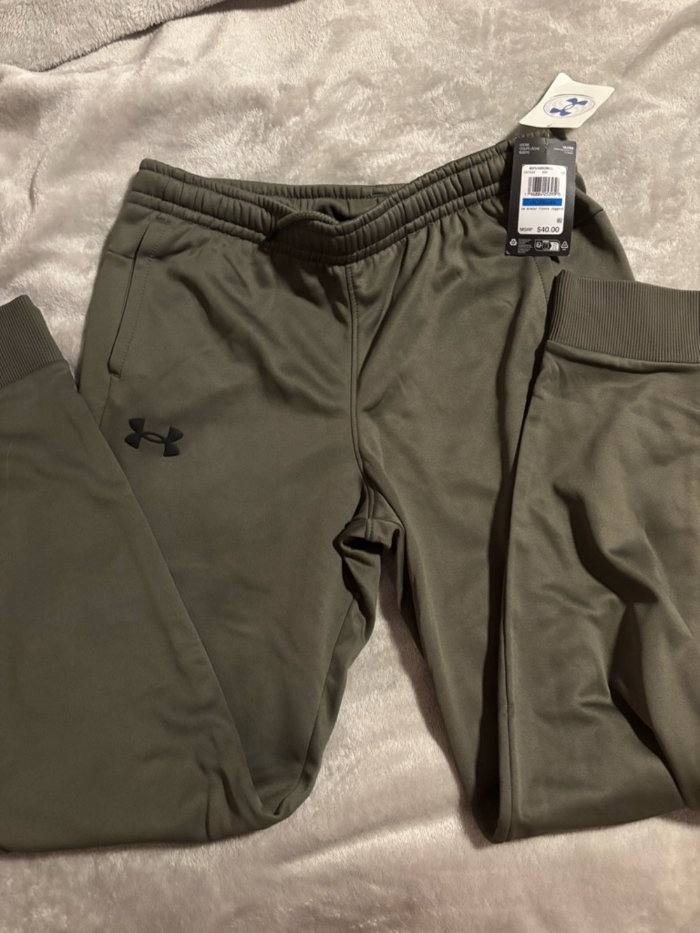 Under Armour Olive Green Kids Joggers